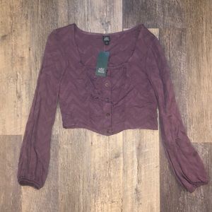 NWT wild fable longe sleeved crop top🌟